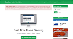 Desktop Screenshot of lakeshore-fcu.com
