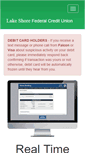 Mobile Screenshot of lakeshore-fcu.com